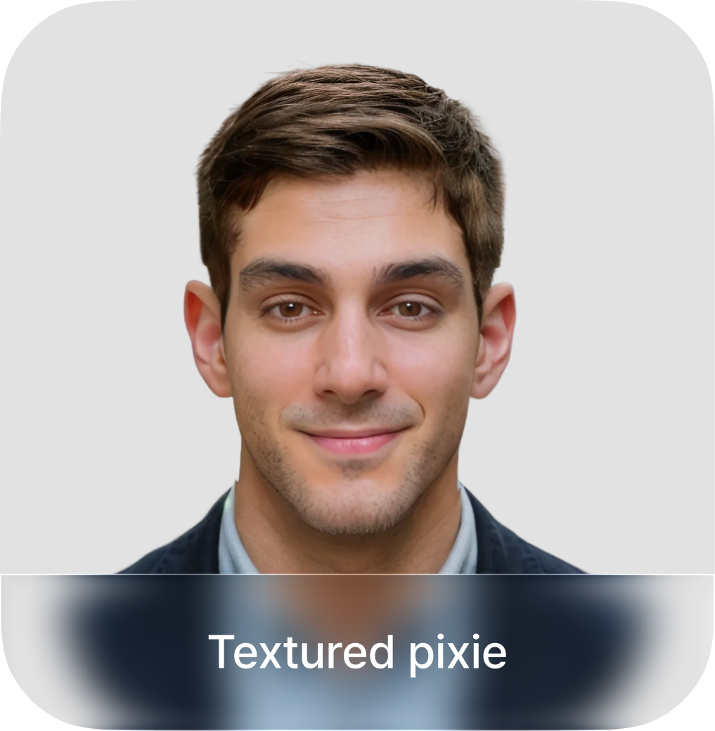 Caucasian Man Hair Simulation 2