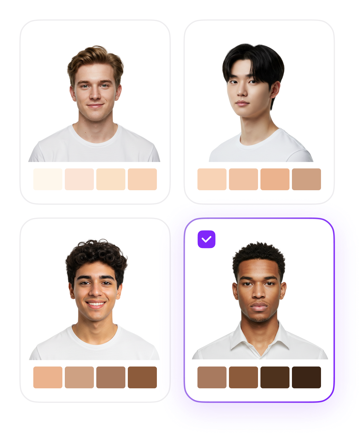 Global man makeup styling preset