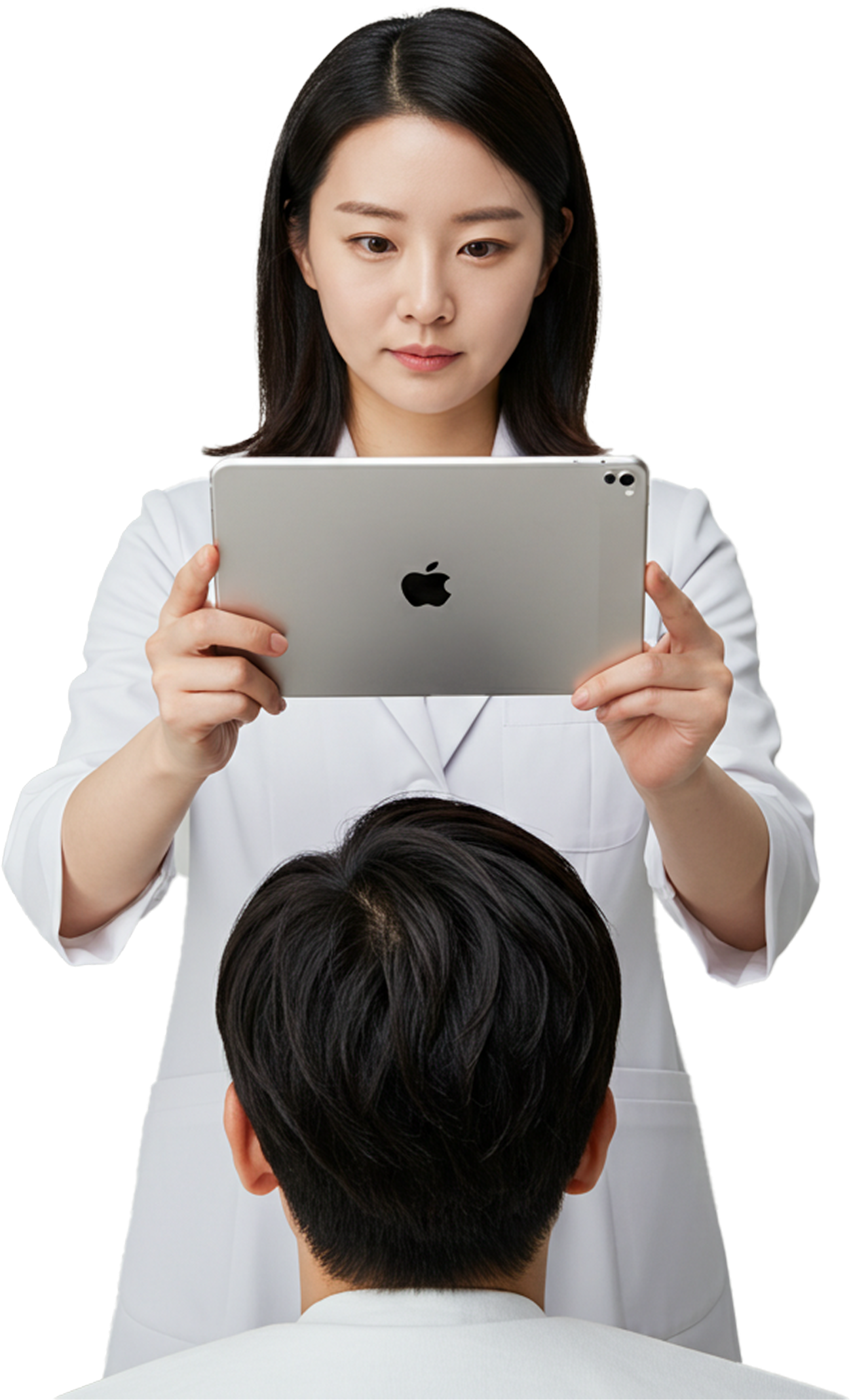 Crown hair loss analysis